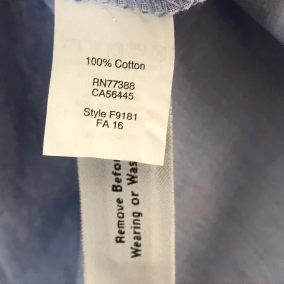 Like new 😎Light Blue Lace-Up Women's Top - Picture 3 of 3